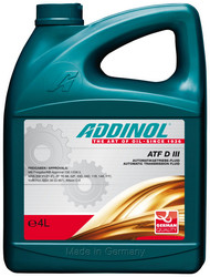     : Addinol   ATF D III (4)   ,  |  4014766250261