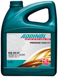 Купить моторное масло Addinol Premium 0530 C1 5W-30, 5л Синтетическое | Артикул 4014766241306
