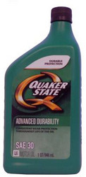    Quaker state Advanced Durability SAE 30 Motor Oil  |  073102036543