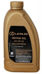  Toyota LEXUS Motor Oil Full Synthetic SM SAE 5W-40 (1) 