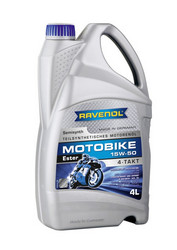    Ravenol Motobike 4-T Ester 15W-50 (4) new  |  4014835731295