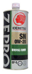    Idemitsu Zepro ECO MEDALIST 0W-20  |  FIA88486L1L